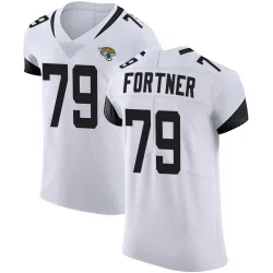 Men's Luke Fortner Jacksonville Jaguars No.79 Elite Vapor Untouchable Road Jersey - White