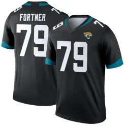 Men's Luke Fortner Jacksonville Jaguars No.79 Legend Jersey - Black