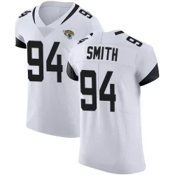 Men's Maason Smith Jacksonville Jaguars No.94 Elite Vapor Untouchable Road Jersey - White