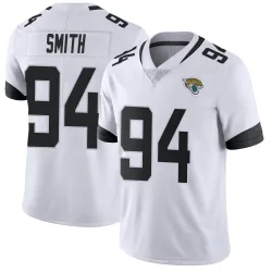 Men's Maason Smith Jacksonville Jaguars No.94 Limited Vapor Untouchable Jersey - White