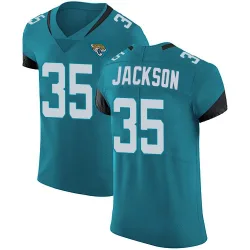 Men's Matthew Jackson Jacksonville Jaguars No.35 Elite Vapor Untouchable Alternate Jersey - Teal