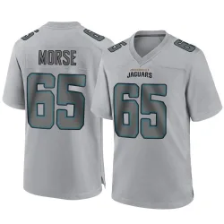 Men's Mitch Morse Jacksonville Jaguars No.65 Game Atmosphere Fashion Jersey - Gray