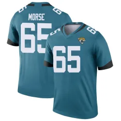 Men's Mitch Morse Jacksonville Jaguars No.65 Legend Color Rush Jersey - Teal
