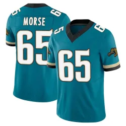 Men's Mitch Morse Jacksonville Jaguars No.65 Limited Prowler Throwback Vapor F.U.S.E. Jersey - Teal