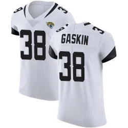Men's Myles Gaskin Jacksonville Jaguars No.38 Elite Vapor Untouchable Road Jersey - White