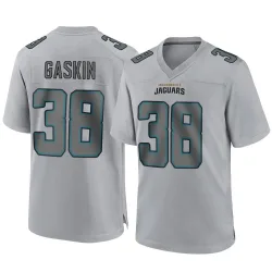 Men's Myles Gaskin Jacksonville Jaguars No.38 Game Atmosphere Fashion Jersey - Gray