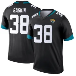 Men's Myles Gaskin Jacksonville Jaguars No.38 Legend Jersey - Black