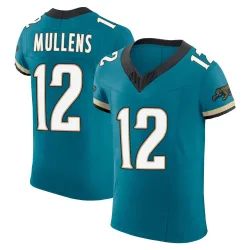 Men's Nick Mullens Jacksonville Jaguars No.12 Elite Prowler Throwback Vapor F.U.S.E. Jersey - Teal