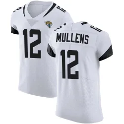 Men's Nick Mullens Jacksonville Jaguars No.12 Elite Vapor Untouchable Road Jersey - White