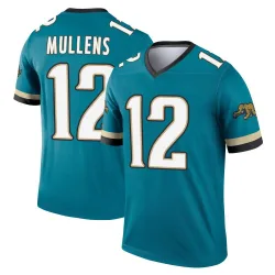 Men's Nick Mullens Jacksonville Jaguars No.12 Legend Prowler Throwback Jersey - Teal