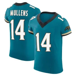 Men's Nick Mullens Jacksonville Jaguars No.14 Elite Prowler Throwback Vapor F.U.S.E. Jersey - Teal