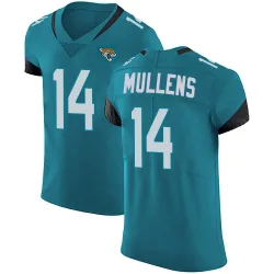 Men's Nick Mullens Jacksonville Jaguars No.14 Elite Vapor Untouchable Alternate Jersey - Teal