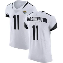 Men's Parker Washington Jacksonville Jaguars No.11 Elite Vapor Untouchable Road Jersey - White