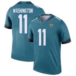 Men's Parker Washington Jacksonville Jaguars No.11 Legend Color Rush Jersey - Teal