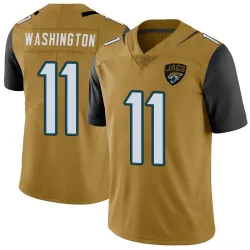 Men's Parker Washington Jacksonville Jaguars No.11 Limited Color Rush Vapor Untouchable Jersey - Gold