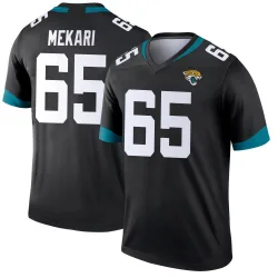 Men's Patrick Mekari Jacksonville Jaguars No.65 Legend Jersey - Black