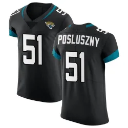 Men's Paul Posluszny Jacksonville Jaguars No.51 Elite Vapor Untouchable Jersey - Black