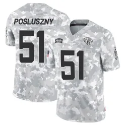 Men's Paul Posluszny Jacksonville Jaguars No.51 Limited 2024 Salute to Service Jersey - Arctic Camo
