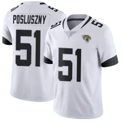 Men's Paul Posluszny Jacksonville Jaguars No.51 Limited Vapor Untouchable Jersey - White