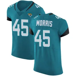 Men's Quintin Morris Jacksonville Jaguars No.45 Elite Vapor Untouchable Alternate Jersey - Teal