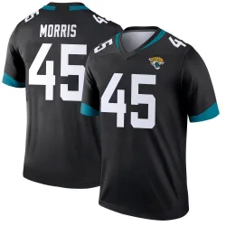 Men's Quintin Morris Jacksonville Jaguars No.45 Legend Jersey - Black
