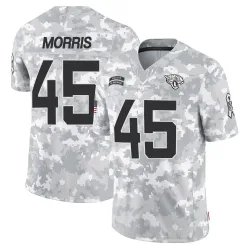 Men's Quintin Morris Jacksonville Jaguars No.45 Limited 2024 Salute to Service Jersey - Arctic Camo