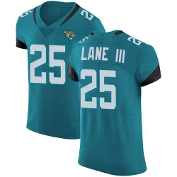 Men's Rayuan Lane III Jacksonville Jaguars No.25 Elite Vapor Untouchable Alternate Jersey - Teal