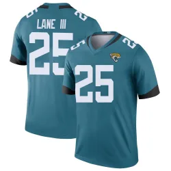 Men's Rayuan Lane III Jacksonville Jaguars No.25 Legend Color Rush Jersey - Teal