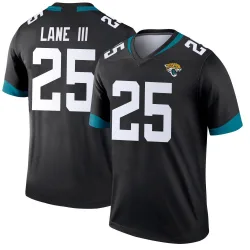 Men's Rayuan Lane III Jacksonville Jaguars No.25 Legend Jersey - Black