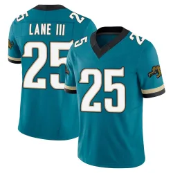 Men's Rayuan Lane III Jacksonville Jaguars No.25 Limited Prowler Throwback Vapor F.U.S.E. Jersey - Teal
