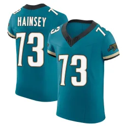 Men's Robert Hainsey Jacksonville Jaguars No.73 Elite Prowler Throwback Vapor F.U.S.E. Jersey - Teal