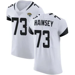 Men's Robert Hainsey Jacksonville Jaguars No.73 Elite Vapor Untouchable Road Jersey - White