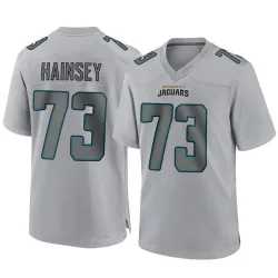 Men's Robert Hainsey Jacksonville Jaguars No.73 Game Atmosphere Fashion Jersey - Gray