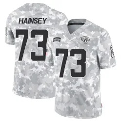 Men's Robert Hainsey Jacksonville Jaguars No.73 Limited 2024 Salute to Service Jersey - Arctic Camo