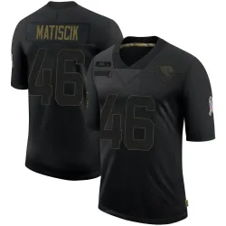Men's Ross Matiscik Jacksonville Jaguars No.46 Limited 2020 Salute To Service Jersey - Black