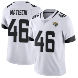 Men's Ross Matiscik Jacksonville Jaguars No.46 Limited Vapor Untouchable Jersey - White