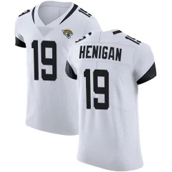 Men's Seth Henigan Jacksonville Jaguars No.19 Elite Vapor Untouchable Road Jersey - White