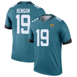Men's Seth Henigan Jacksonville Jaguars No.19 Legend Color Rush Jersey - Teal