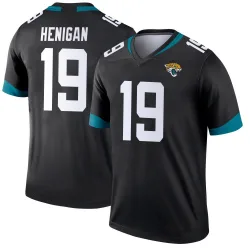 Men's Seth Henigan Jacksonville Jaguars No.19 Legend Jersey - Black