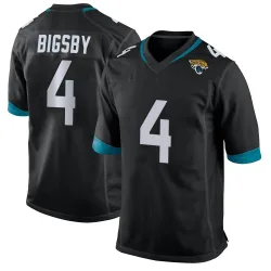 Men's Tank Bigsby Jacksonville Jaguars No.4 Game Jersey - Black