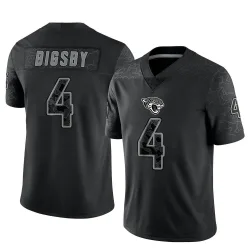 Men's Tank Bigsby Jacksonville Jaguars No.4 Limited Reflective Jersey - Black