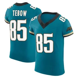 Men's Tim Tebow Jacksonville Jaguars No.85 Elite Prowler Throwback Vapor F.U.S.E. Jersey - Teal