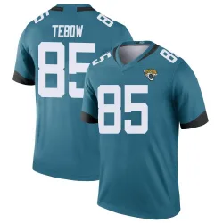 Men's Tim Tebow Jacksonville Jaguars No.85 Legend Color Rush Jersey - Teal