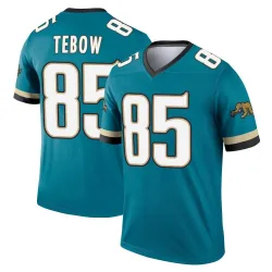 Men's Tim Tebow Jacksonville Jaguars No.85 Legend Prowler Throwback Jersey - Teal