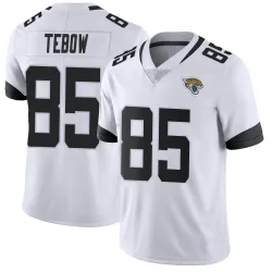 Men's Tim Tebow Jacksonville Jaguars No.85 Limited Vapor Untouchable Jersey - White