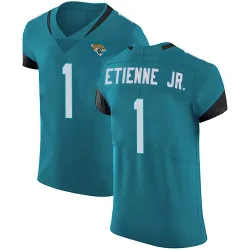 Men's Travis Etienne Jr. Jacksonville Jaguars No.1 Elite Vapor Untouchable Alternate Jersey - Teal