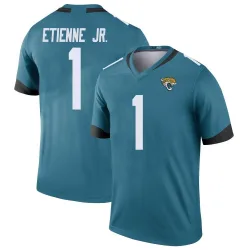 Men's Travis Etienne Jr. Jacksonville Jaguars No.1 Legend Color Rush Jersey - Teal