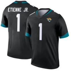 Men's Travis Etienne Jr. Jacksonville Jaguars No.1 Legend Jersey - Black