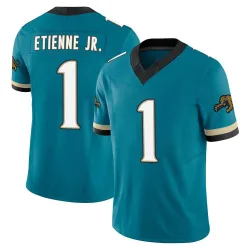 Men's Travis Etienne Jr. Jacksonville Jaguars No.1 Limited Prowler Throwback Vapor F.U.S.E. Jersey - Teal