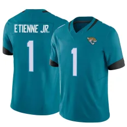 Men's Travis Etienne Jr. Jacksonville Jaguars No.1 Limited Vapor F.U.S.E. Jersey - Teal